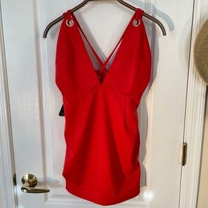 Sexy Little Plunge Dress by Rare London
